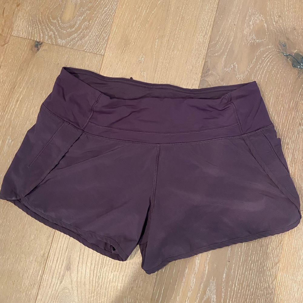 Lululemon purple athletic short